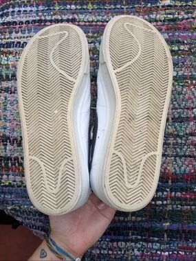 Nike White and Beige Women's Athletic Shoes
